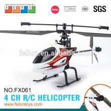 2.4G 4 canales solo propulsor helicóptero PP/Nylon material eléctrico juguete helicóptero motor durable CE/ROHS/FCC/ASTM